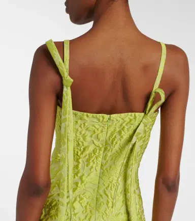 Emilia Wickstead Eliezer floral cloqué minidress | Thumbnail 2 Emilia Wickstead Eliezer floral cloqué minidress | Thumbnail 2
