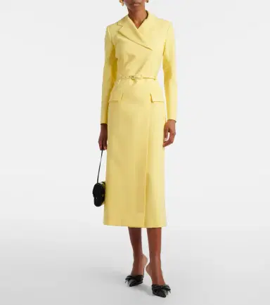 Emilia Wickstead Kalonice crêpe midi dress | Thumbnail 5 Emilia Wickstead Kalonice crêpe midi dress | Thumbnail 5