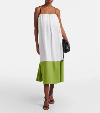 Proenza Schouler White Label Saria crêpe jersey midi dress | Thumbnail 2 Proenza Schouler White Label Saria crêpe jersey midi dress | Thumbnail 2