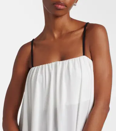 Proenza Schouler White Label Saria crêpe jersey midi dress | Thumbnail 3 Proenza Schouler White Label Saria crêpe jersey midi dress | Thumbnail 3