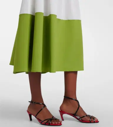 Proenza Schouler White Label Saria crêpe jersey midi dress | Thumbnail 6 Proenza Schouler White Label Saria crêpe jersey midi dress | Thumbnail 6