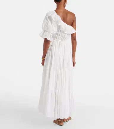 Poupette St Barth Jay ruffled cotton muslin maxi dress | Thumbnail 5 Poupette St Barth Jay ruffled cotton muslin maxi dress | Thumbnail 5