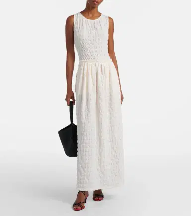 Proenza Schouler White Label Zoira shirred maxi dress | Thumbnail 2 Proenza Schouler White Label Zoira shirred maxi dress | Thumbnail 2