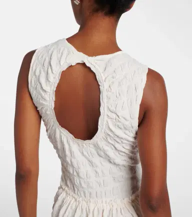 Proenza Schouler White Label Zoira shirred maxi dress | Thumbnail 3 Proenza Schouler White Label Zoira shirred maxi dress | Thumbnail 3
