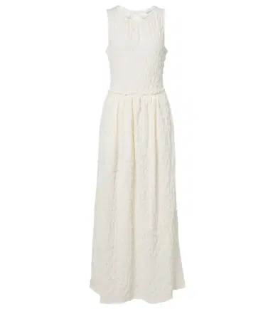 Proenza Schouler White Label Zoira shirred maxi dress | Thumbnail 1 Proenza Schouler White Label Zoira shirred maxi dress | Thumbnail 1