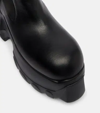 Rick Owens Beatle Mega Tractor leather Chelsea boots | Thumbnail 3 Rick Owens Beatle Mega Tractor leather Chelsea boots | Thumbnail 3