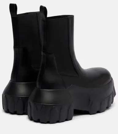 Rick Owens Beatle Mega Tractor leather Chelsea boots | Thumbnail 4 Rick Owens Beatle Mega Tractor leather Chelsea boots | Thumbnail 4