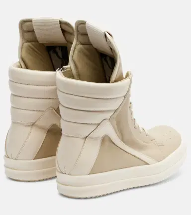 Rick Owens Geobasket leather sneakers | Thumbnail 4 Rick Owens Geobasket leather sneakers | Thumbnail 4