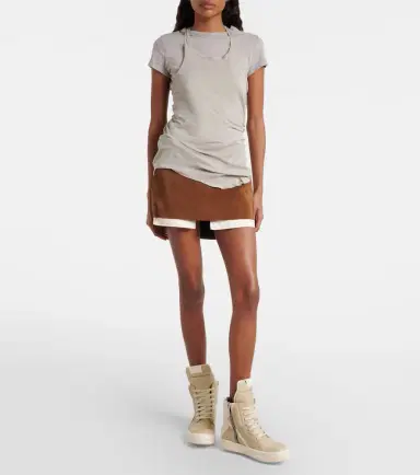 Rick Owens Geobasket leather sneakers | Thumbnail 6 Rick Owens Geobasket leather sneakers | Thumbnail 6