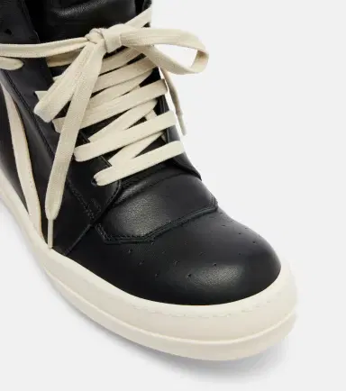 Rick Owens Geobasket leather sneakers | Thumbnail 2 Rick Owens Geobasket leather sneakers | Thumbnail 2