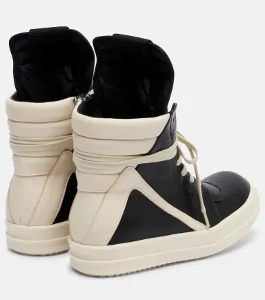 Rick Owens Geobasket leather sneakers | Thumbnail 4 Rick Owens Geobasket leather sneakers | Thumbnail 4
