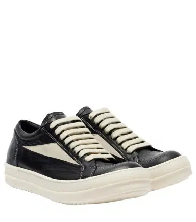 Rick Owens DRKSHDW Vintage leather sneakers | Thumbnail 1 Rick Owens DRKSHDW Vintage leather sneakers | Thumbnail 1