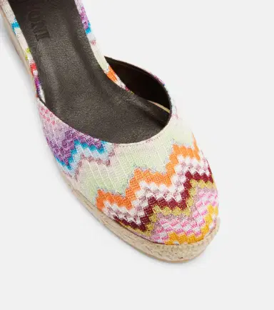 Missoni Eva 60 Zigzag lamé espadrille wedges | Thumbnail 4 Missoni Eva 60 Zigzag lamé espadrille wedges | Thumbnail 4