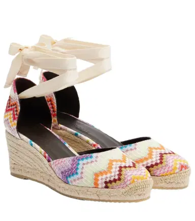 Missoni Eva 60 Zigzag lamé espadrille wedges | Thumbnail 1 Missoni Eva 60 Zigzag lamé espadrille wedges | Thumbnail 1