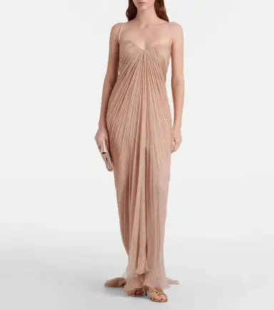 Maria Lucia Hohan Victoria draped silk bustier gown | Thumbnail 4 Maria Lucia Hohan Victoria draped silk bustier gown | Thumbnail 4