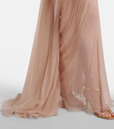 Maria Lucia Hohan Victoria draped silk bustier gown | Thumbnail 5 Maria Lucia Hohan Victoria draped silk bustier gown | Thumbnail 5