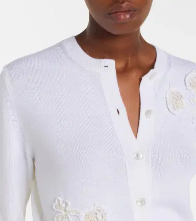 Erdem Floral-appliqué wool cardigan | Thumbnail 2 Erdem Floral-appliqué wool cardigan | Thumbnail 2