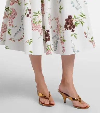 Erdem Floral cotton poplin shirt dress | Thumbnail 2 Erdem Floral cotton poplin shirt dress | Thumbnail 2