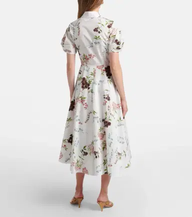 Erdem Floral cotton poplin shirt dress | Thumbnail 6 Erdem Floral cotton poplin shirt dress | Thumbnail 6