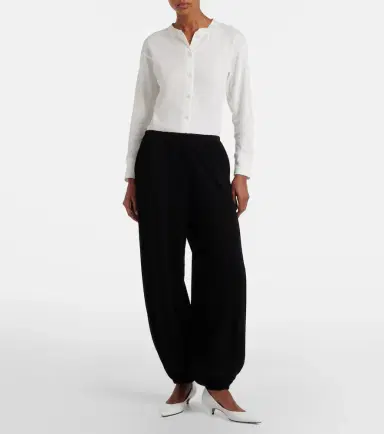 The Row Fiamma cotton, cashmere, and silk sweatpants | Thumbnail 6 The Row Fiamma cotton, cashmere, and silk sweatpants | Thumbnail 6