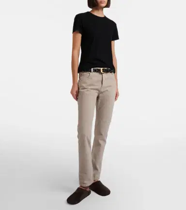 The Row Jovita cotton, cashmere and silk T-shirt | Thumbnail 2 The Row Jovita cotton, cashmere and silk T-shirt | Thumbnail 2