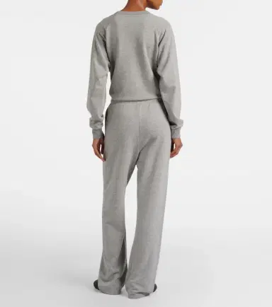 The Row Kohana cotton and cashmere sweatpants | Thumbnail 3 The Row Kohana cotton and cashmere sweatpants | Thumbnail 3
