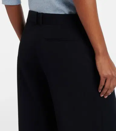 The Row Dender wool gabardine wide-leg pants | Thumbnail 3 The Row Dender wool gabardine wide-leg pants | Thumbnail 3
