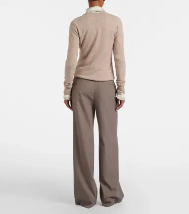 The Row Dender wool wide-leg pants | Thumbnail 4 The Row Dender wool wide-leg pants | Thumbnail 4