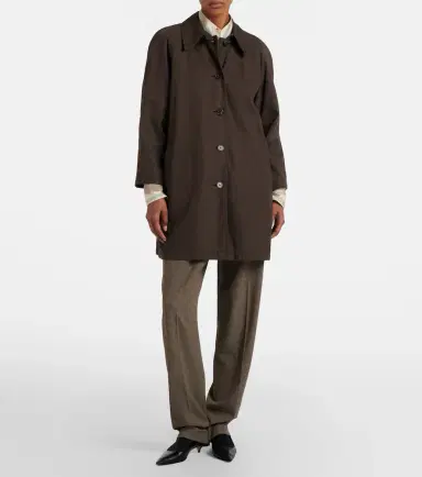 The Row Hawkins cotton and cashmere car coat | Thumbnail 3 The Row Hawkins cotton and cashmere car coat | Thumbnail 3