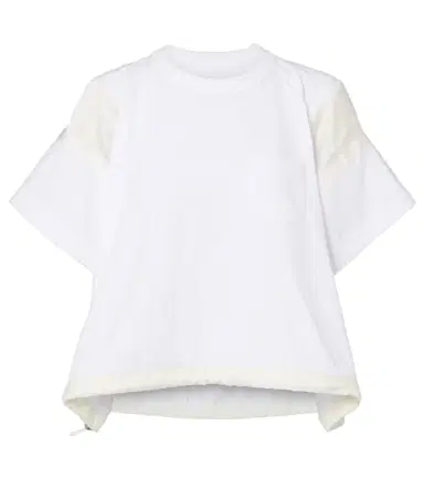 Sacai Cotton T-shirt | Thumbnail 1 Sacai Cotton T-shirt | Thumbnail 1