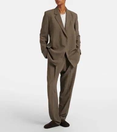 The Row Gianni wool straight pants | Thumbnail 2 The Row Gianni wool straight pants | Thumbnail 2