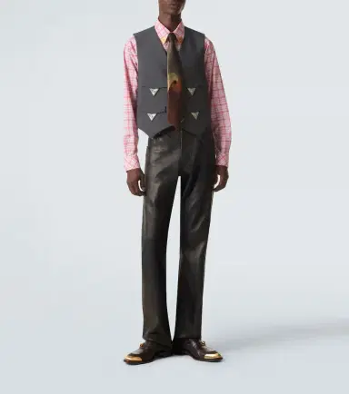 Versace Embellished wool and mohair vest | Thumbnail 3 Versace Embellished wool and mohair vest | Thumbnail 3