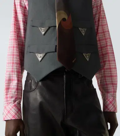 Versace Embellished wool and mohair vest | Thumbnail 5 Versace Embellished wool and mohair vest | Thumbnail 5