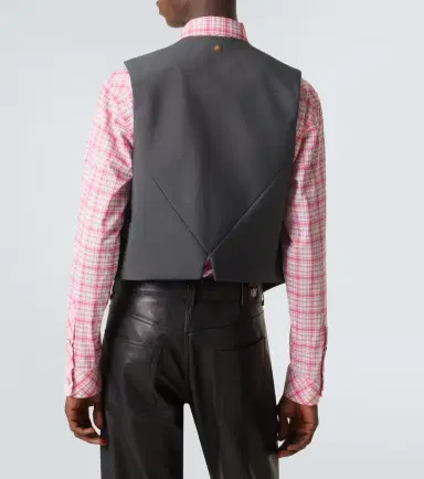 Versace Embellished wool and mohair vest | Thumbnail 6 Versace Embellished wool and mohair vest | Thumbnail 6