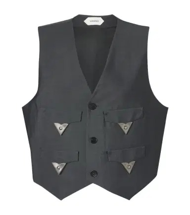 Versace Embellished wool and mohair vest | Thumbnail 1 Versace Embellished wool and mohair vest | Thumbnail 1
