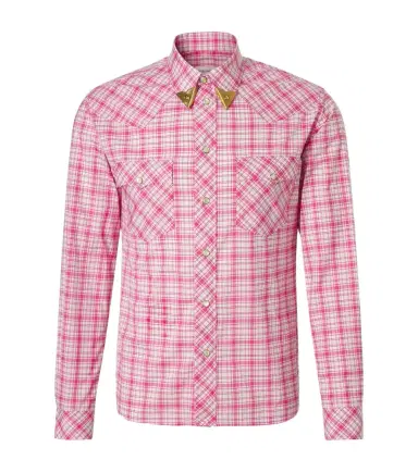 Versace Checked cotton poplin shirt | Thumbnail 1 Versace Checked cotton poplin shirt | Thumbnail 1