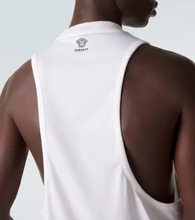 Versace Cotton-blend jersey tank top | Thumbnail 7 Versace Cotton-blend jersey tank top | Thumbnail 7