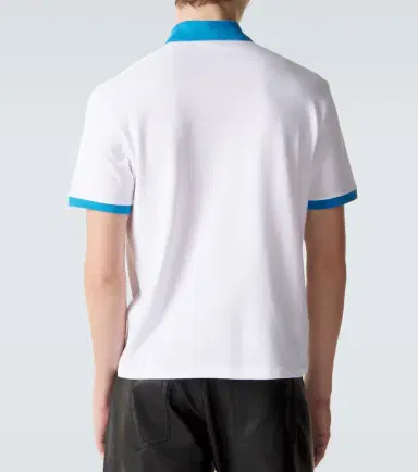 Versace Printed cotton piqué polo shirt | Thumbnail 4 Versace Printed cotton piqué polo shirt | Thumbnail 4