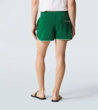 Versace Logo cotton terry shorts | Thumbnail 4 Versace Logo cotton terry shorts | Thumbnail 4