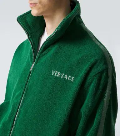 Versace Medusa cotton terry zip-up sweatshirt | Thumbnail 2 Versace Medusa cotton terry zip-up sweatshirt | Thumbnail 2