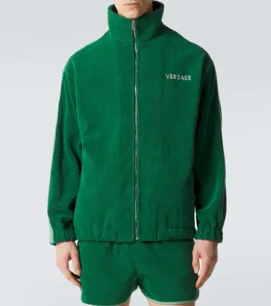 Versace Medusa cotton terry zip-up sweatshirt | Thumbnail 6 Versace Medusa cotton terry zip-up sweatshirt | Thumbnail 6