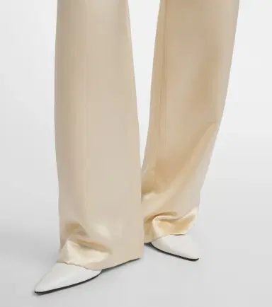 The Row Lanuit silk satin straight pants | Thumbnail 4 The Row Lanuit silk satin straight pants | Thumbnail 4
