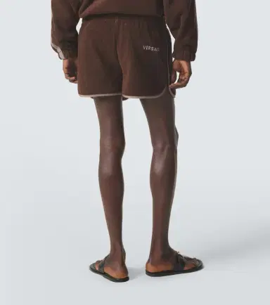 Versace Logo cotton terry shorts | Thumbnail 3 Versace Logo cotton terry shorts | Thumbnail 3