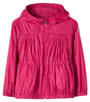 Moncler Enfant Aulne gathered hooded jacket | Thumbnail 1 Moncler Enfant Aulne gathered hooded jacket | Thumbnail 1