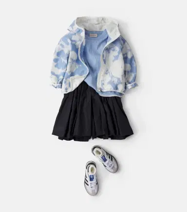 Moncler Enfant Agnesine floral hooded jacket | Thumbnail 4 Moncler Enfant Agnesine floral hooded jacket | Thumbnail 4