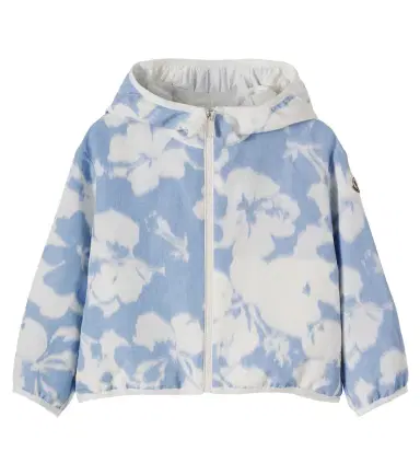 Moncler Enfant Agnesine floral hooded jacket | Thumbnail 1 Moncler Enfant Agnesine floral hooded jacket | Thumbnail 1