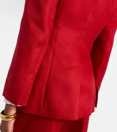 Max Mara Volonta linen blazer | Thumbnail 4 Max Mara Volonta linen blazer | Thumbnail 4