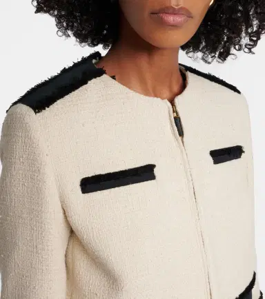 Max Mara Pagaia cotton and linen-blend jacket | Thumbnail 6 Max Mara Pagaia cotton and linen-blend jacket | Thumbnail 6