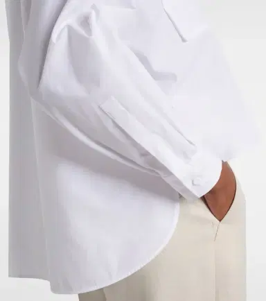 Max Mara Tenue cotton poplin shirt | Thumbnail 4 Max Mara Tenue cotton poplin shirt | Thumbnail 4