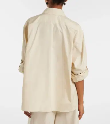Max Mara Tenue cotton poplin shirt | Thumbnail 6 Max Mara Tenue cotton poplin shirt | Thumbnail 6